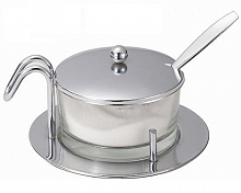 Пармезанница с ложкой подставка из нержавеющей стали